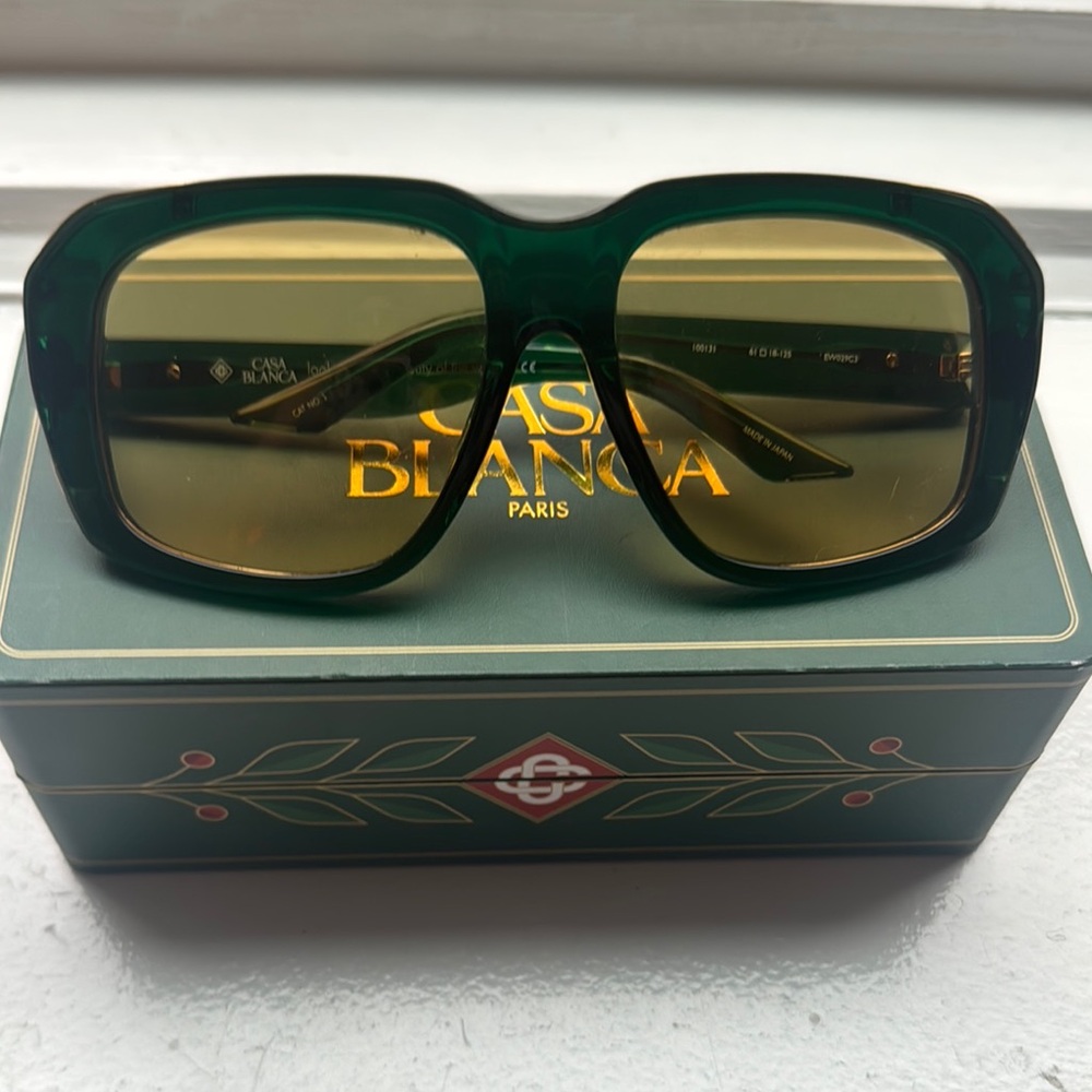 Casablanca Green Sunglasses